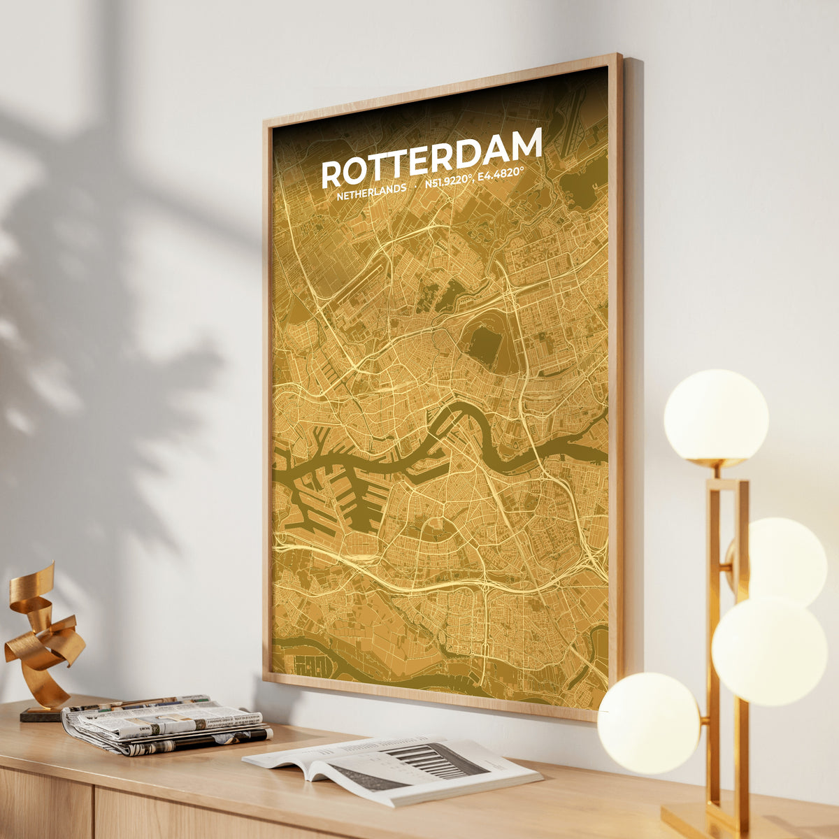 Rotterdam Forge Map Poster