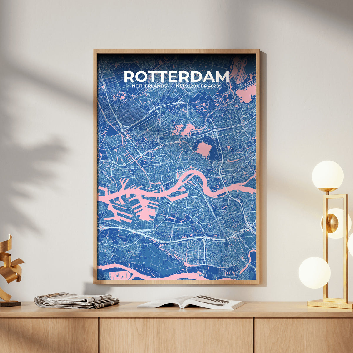 Rotterdam Candy Map Poster