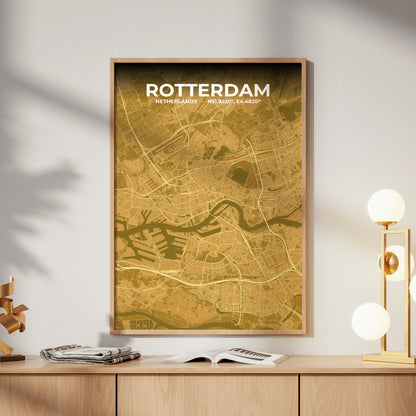 Rotterdam Forge Map Poster