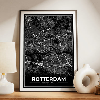 Rotterdam Modern Map Poster