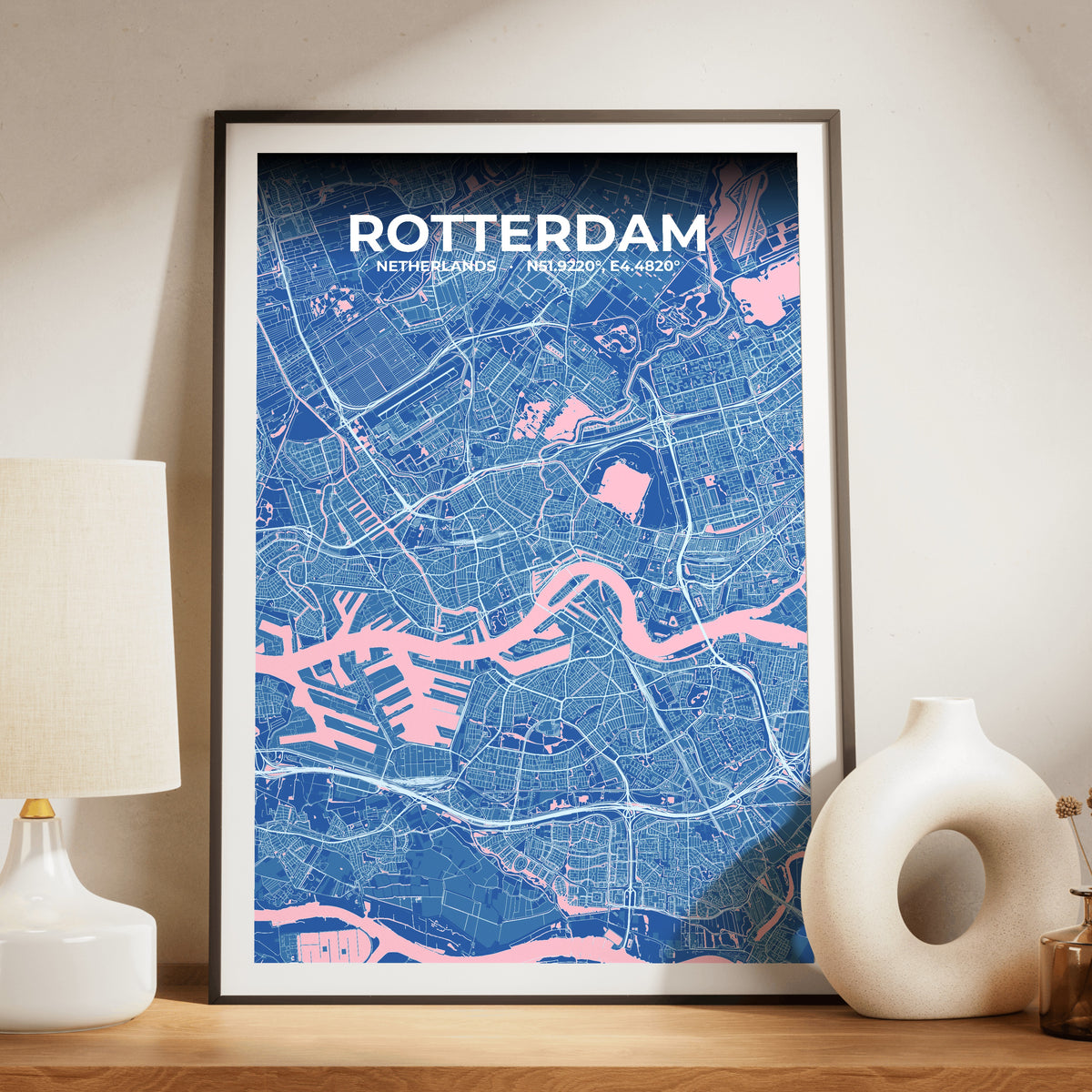 Rotterdam Candy Map Poster