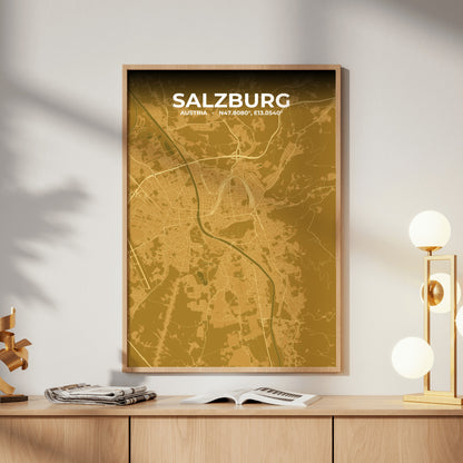 Salzburg Forge Map Poster