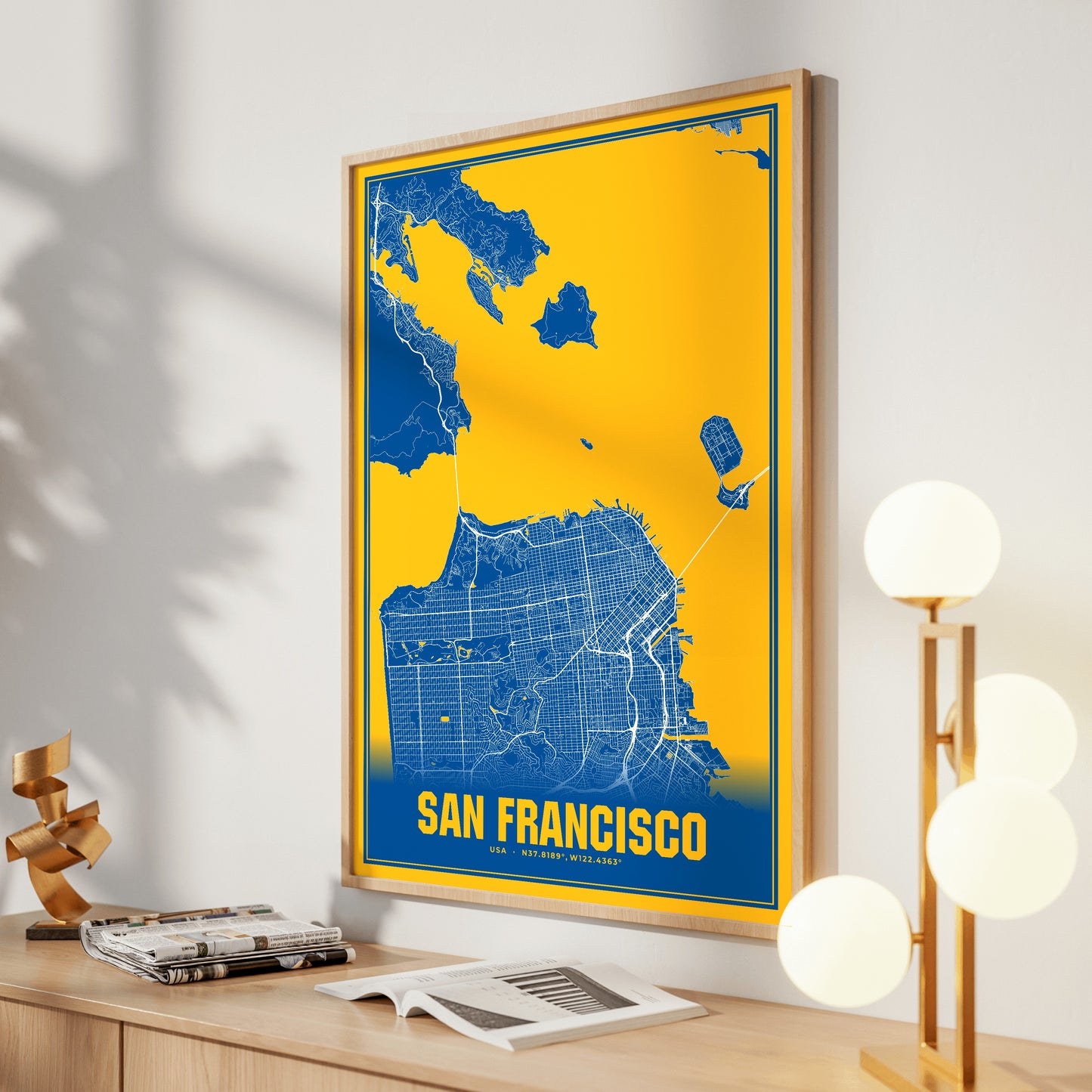 San Francisco Blockbuster Map Poster