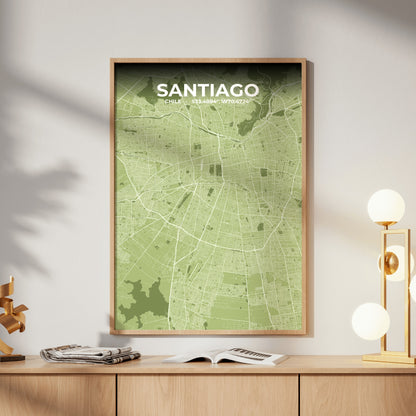 Santiago Grove Map Poster