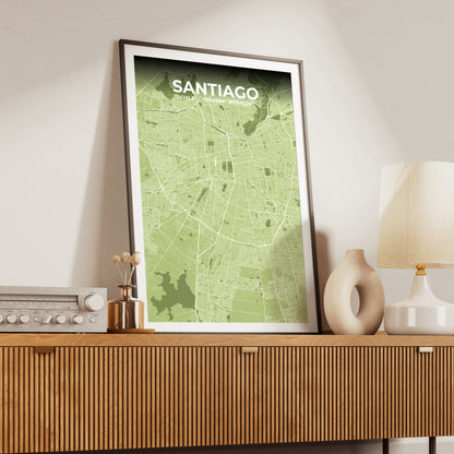 Santiago Grove Map Poster