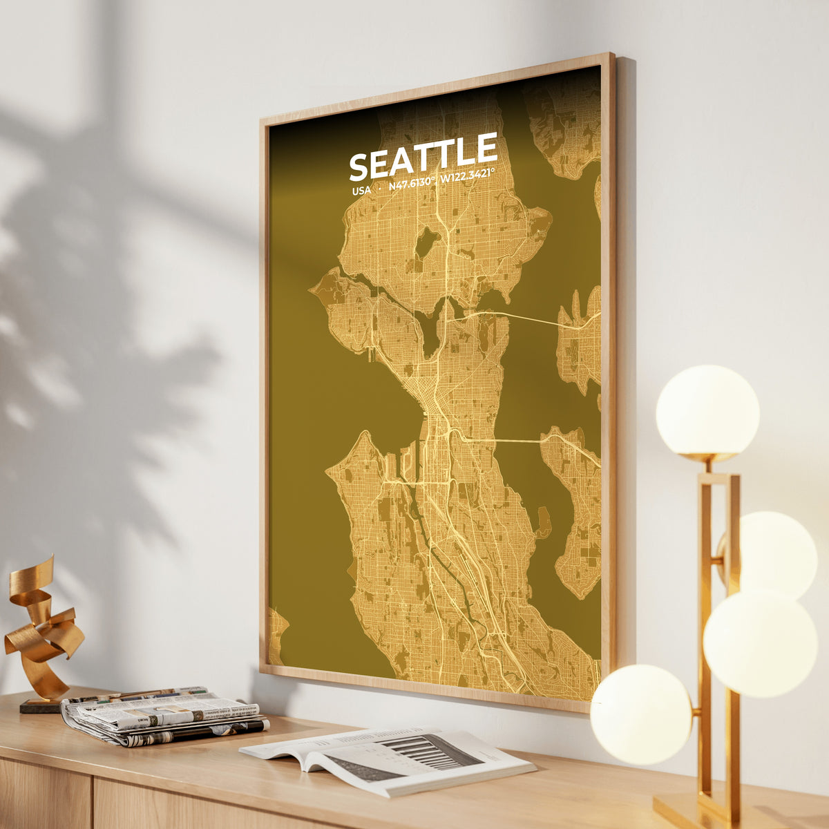 Seattle Forge Map Poster