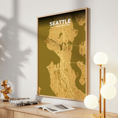 Seattle Forge Map Poster