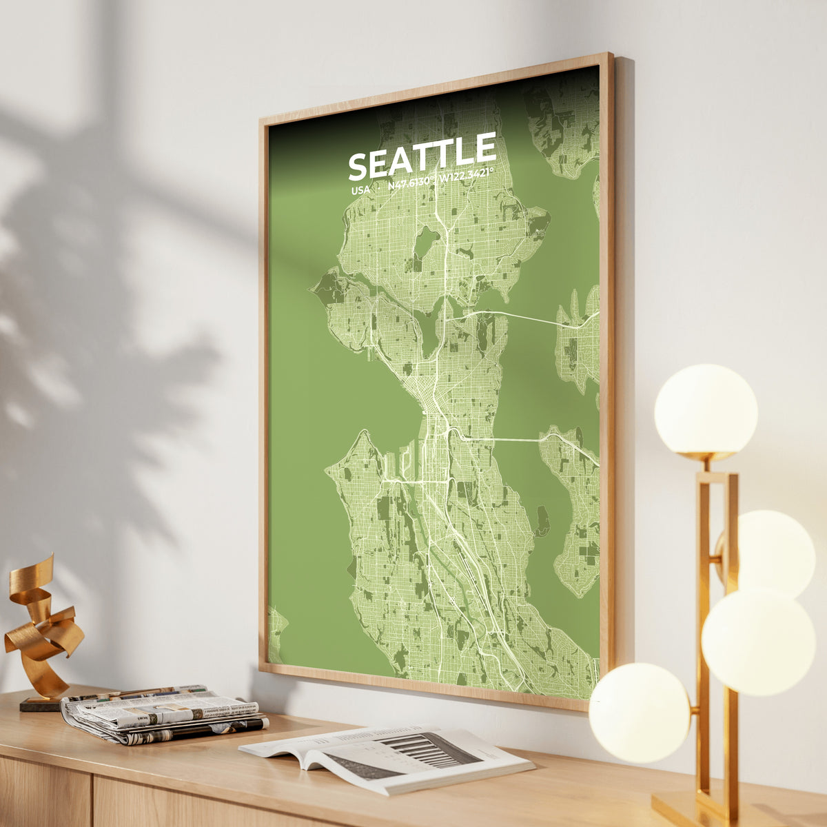 Seattle Grove Map Poster