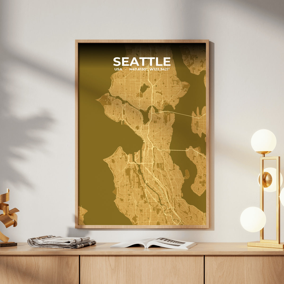 Seattle Forge Map Poster