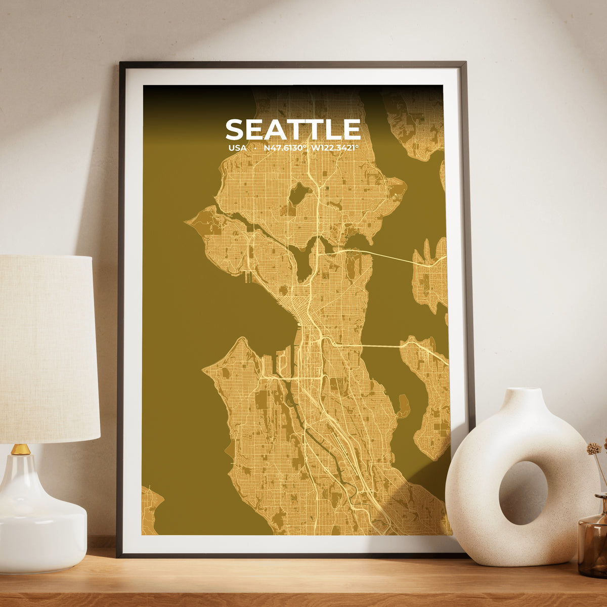 Seattle Forge Map Poster