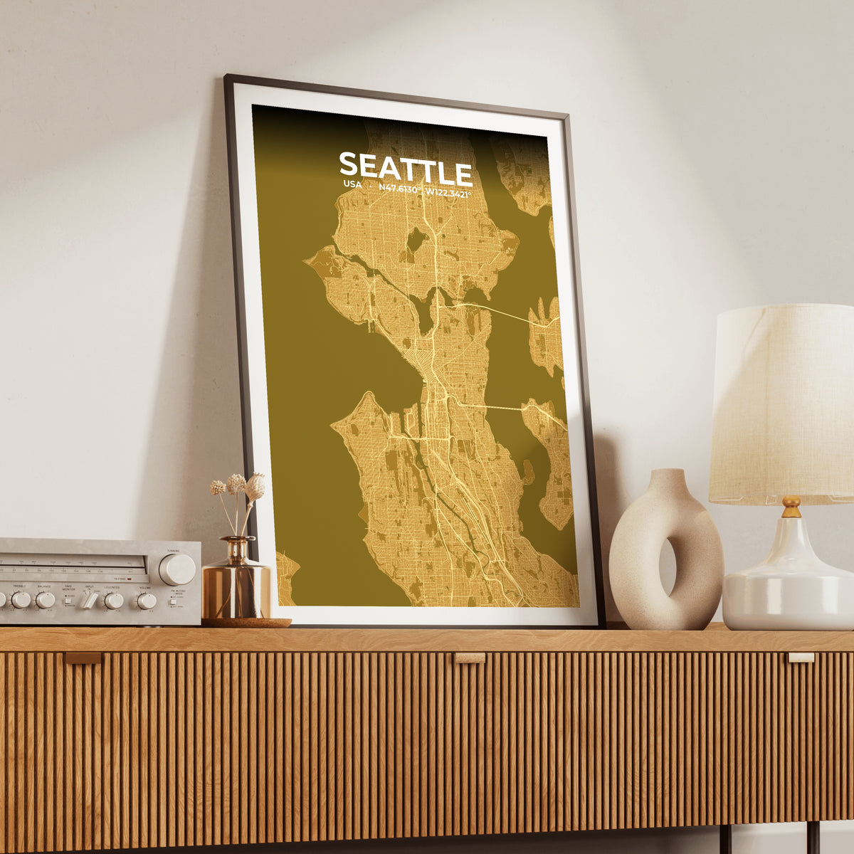 Seattle Forge Map Poster