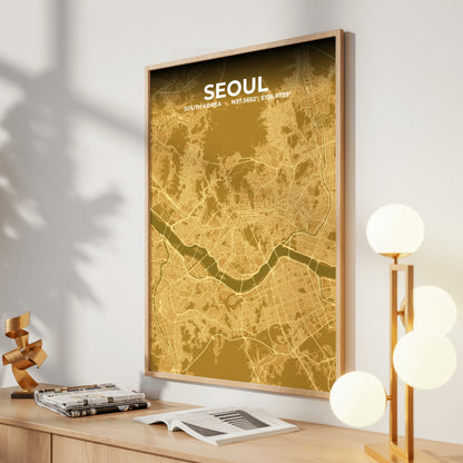 Seoul Forge Map Poster