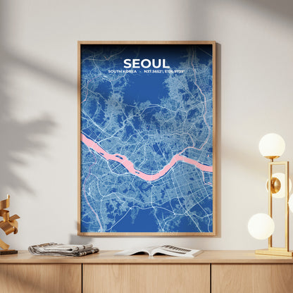 Seoul Candy Map Poster
