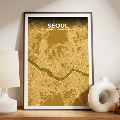 Seoul Forge Map Poster