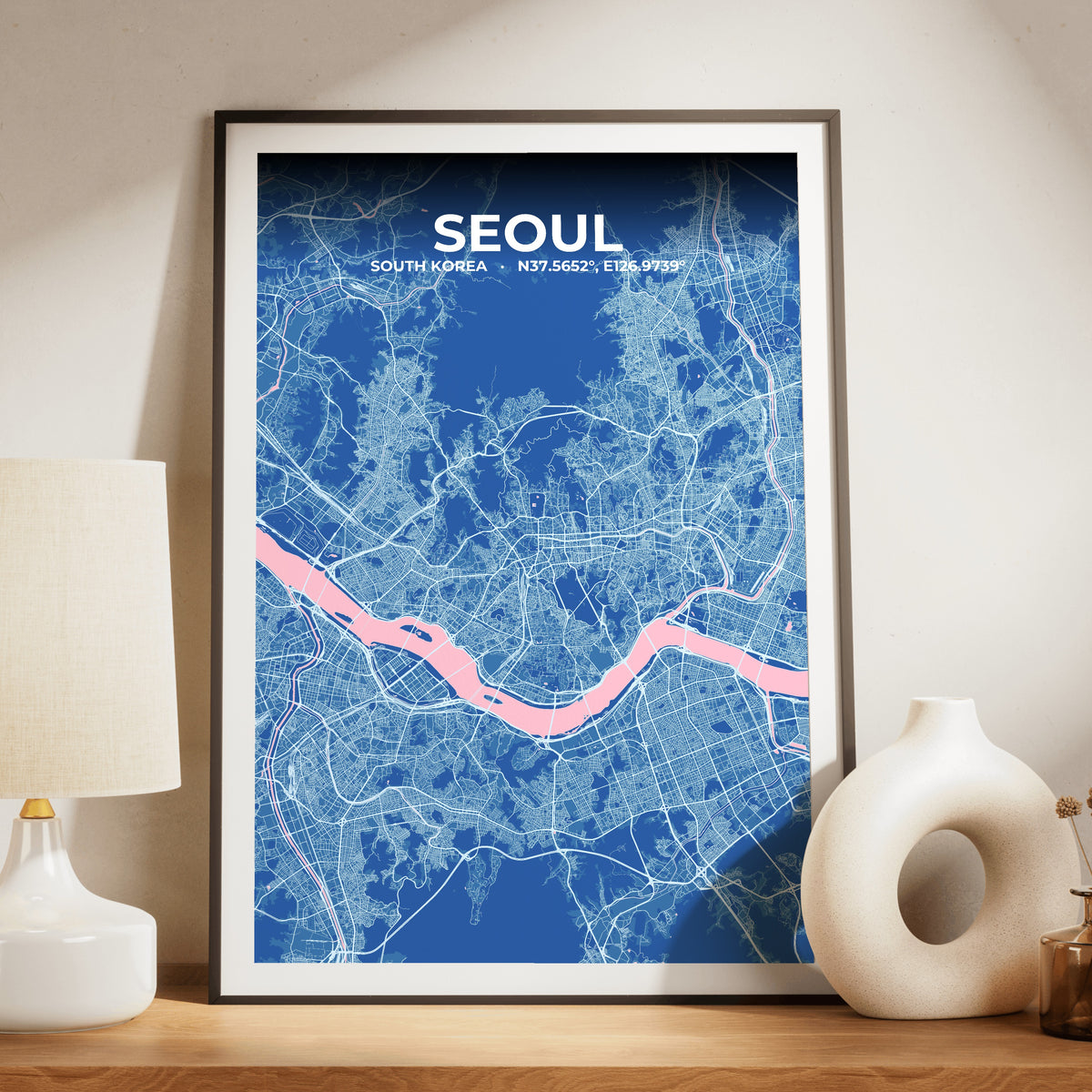Seoul Candy Map Poster