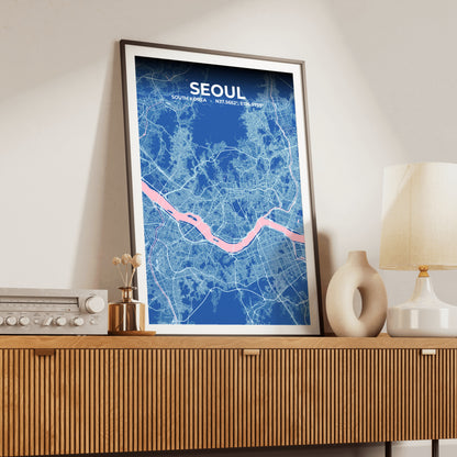Seoul Candy Map Poster