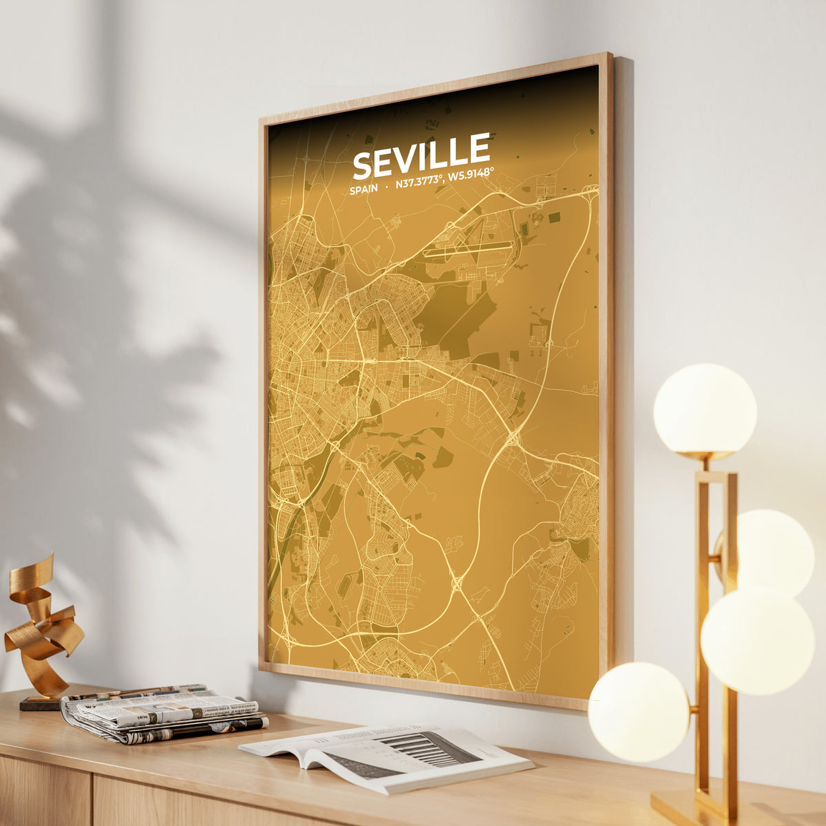 Seville Forge Map Poster