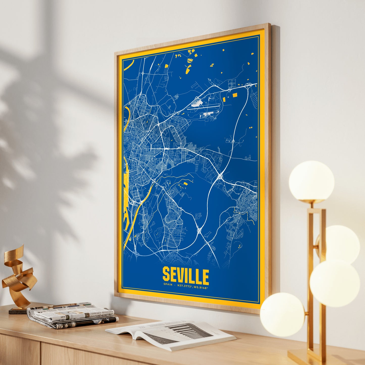 Seville Blockbuster Map Poster