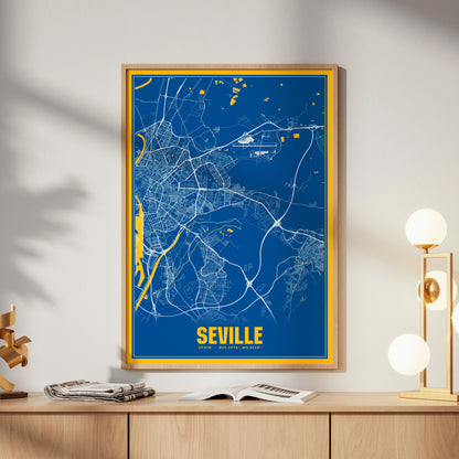 Seville Blockbuster Map Poster