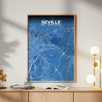 Seville Candy Map Poster