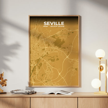 Seville Forge Map Poster