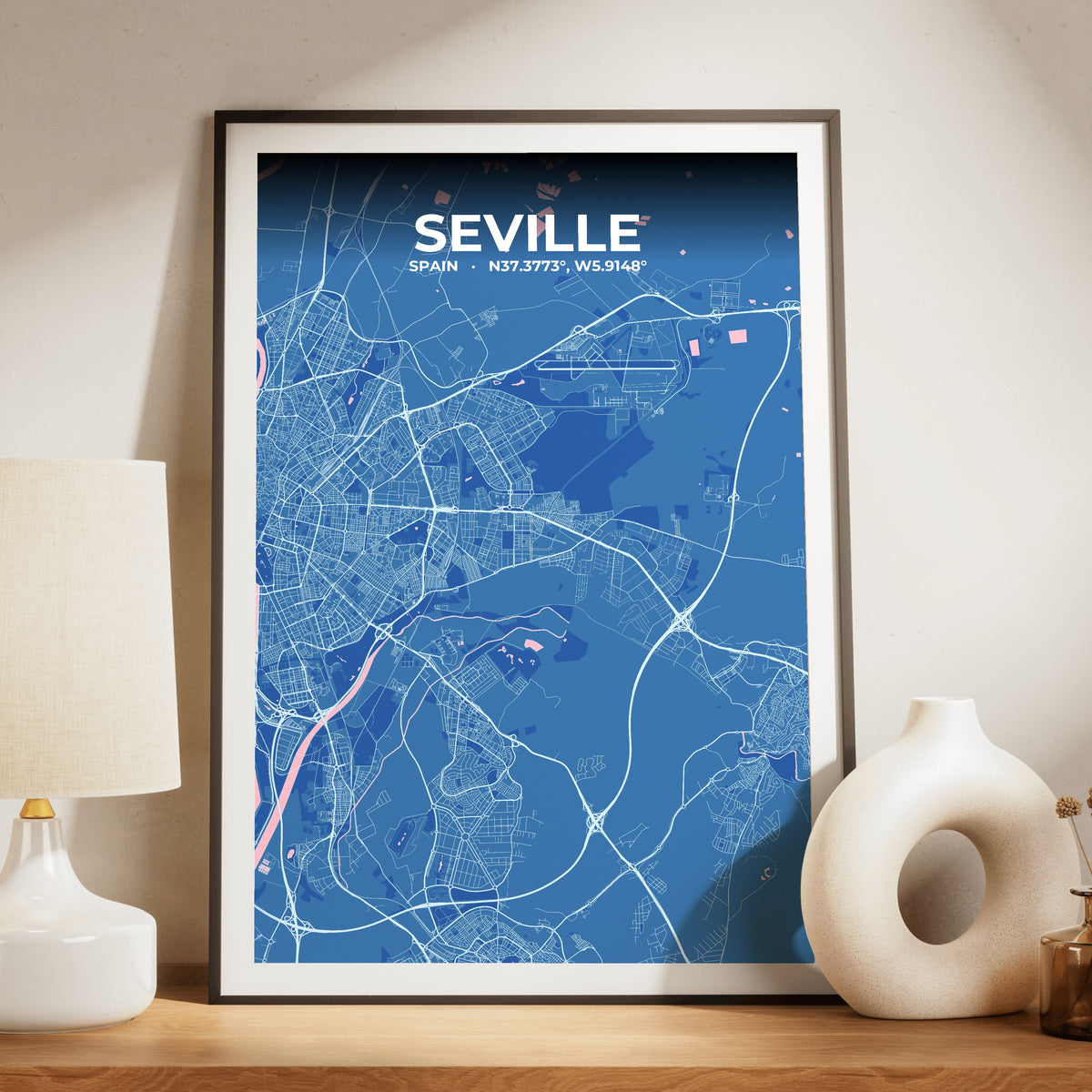 Seville Candy Map Poster