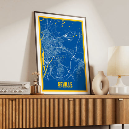 Seville Blockbuster Map Poster