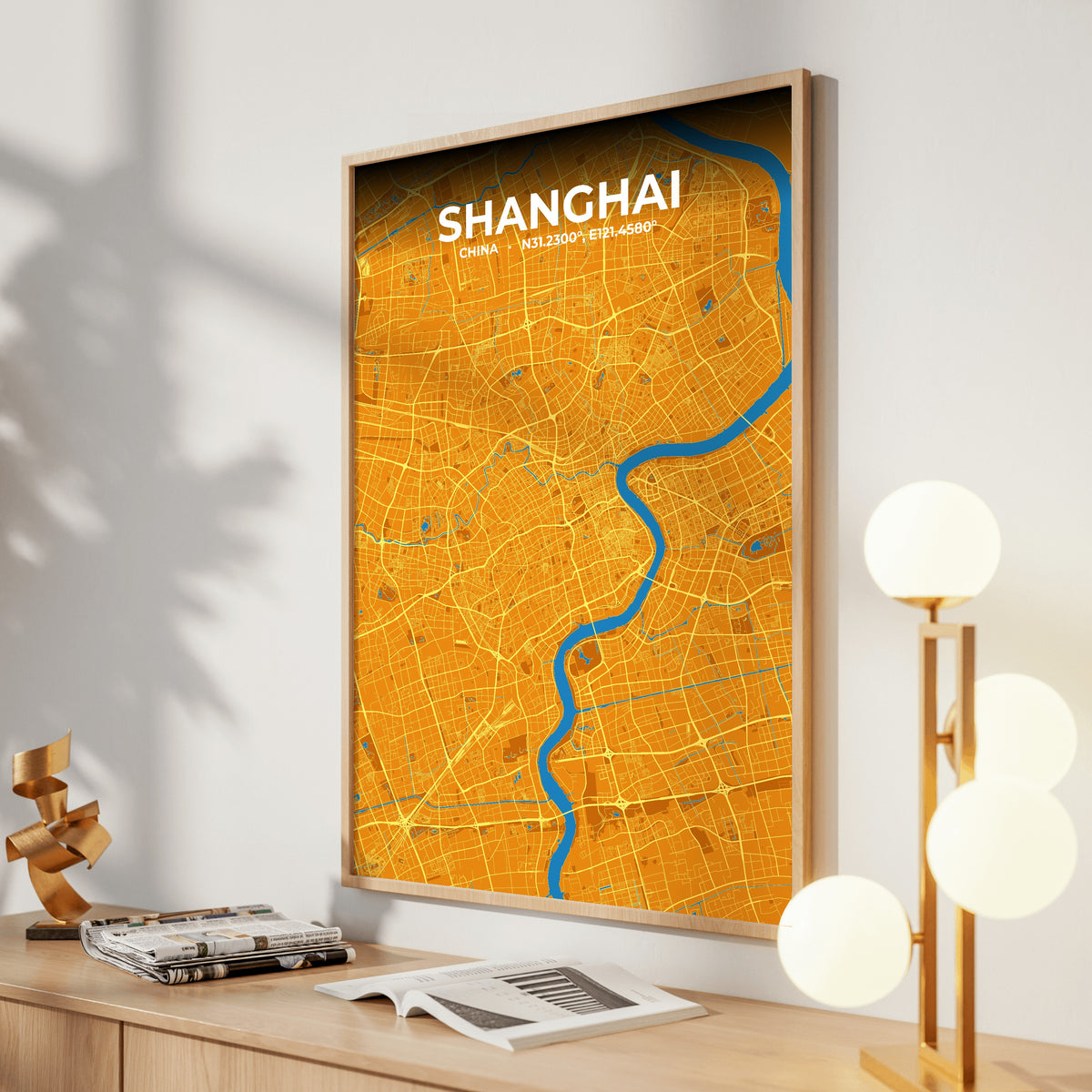 Shanghai Scorch Map Poster