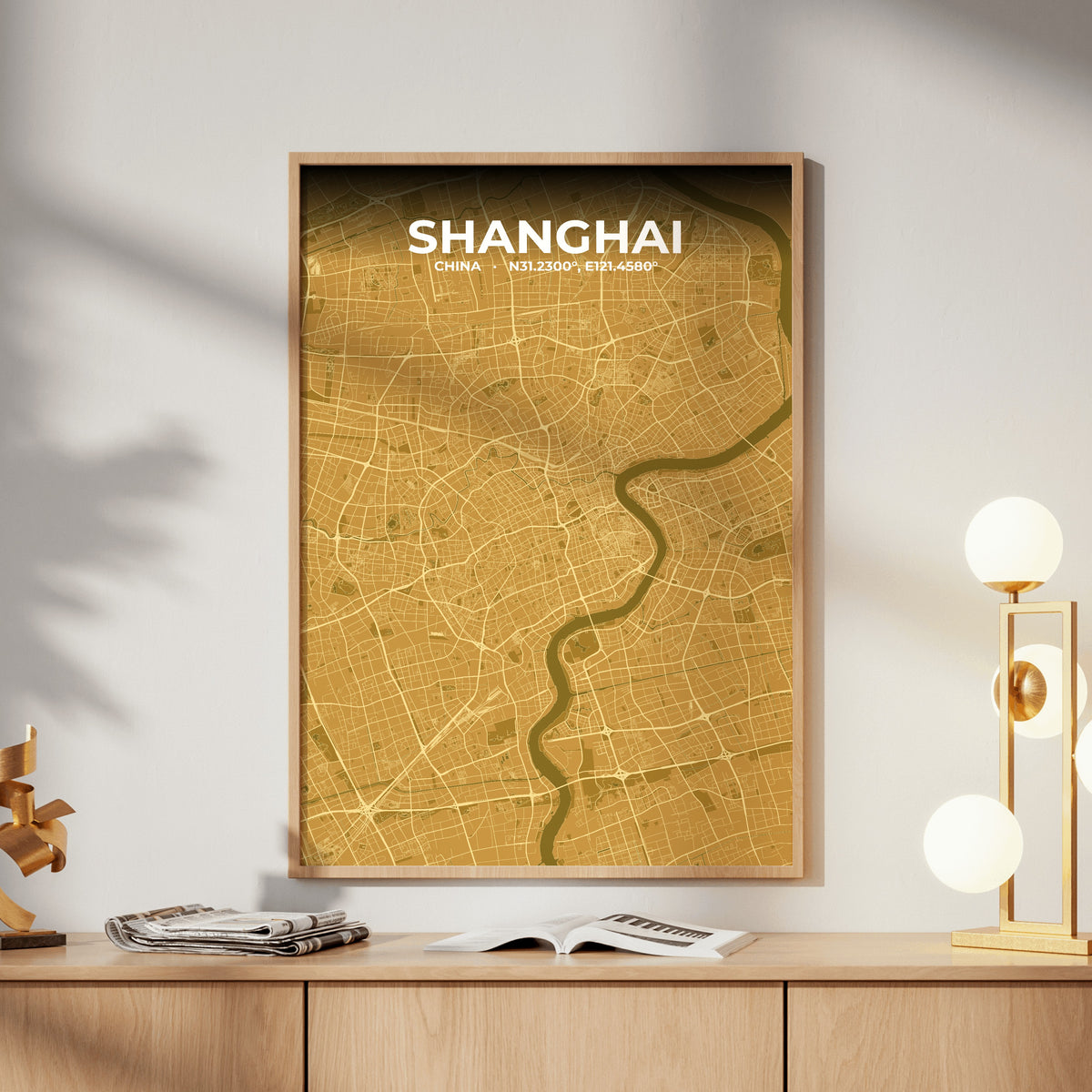 Shanghai Forge Map Poster