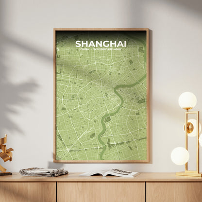 Shanghai Grove Map Poster