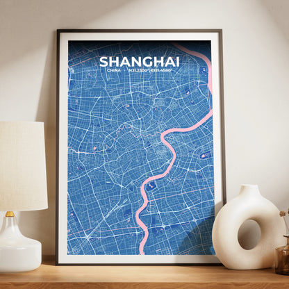 Shanghai Candy Map Poster