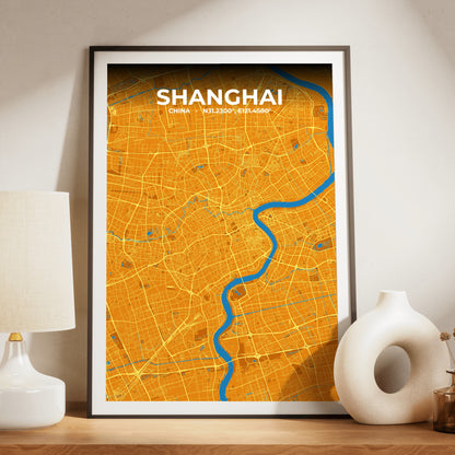 Shanghai Scorch Map Poster