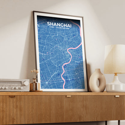 Shanghai Candy Map Poster