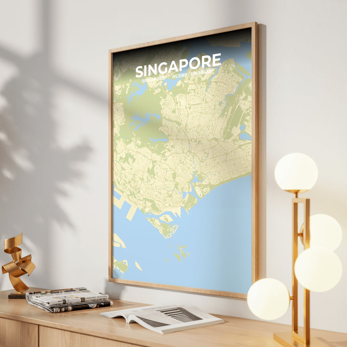 Singapore Drift Map Poster