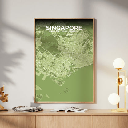 Singapore Grove Map Poster