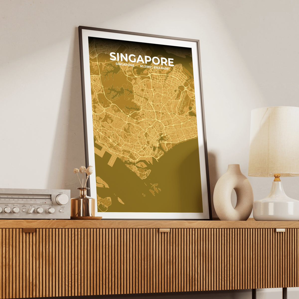 Singapore Forge Map Poster