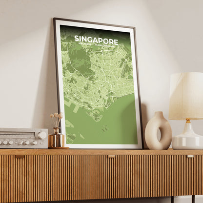 Singapore Grove Map Poster
