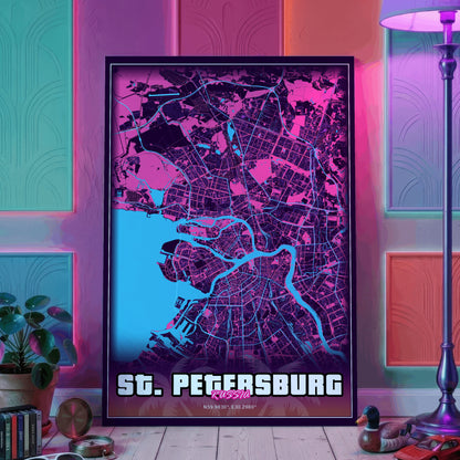 St. Petersburg GTA Map Poster
