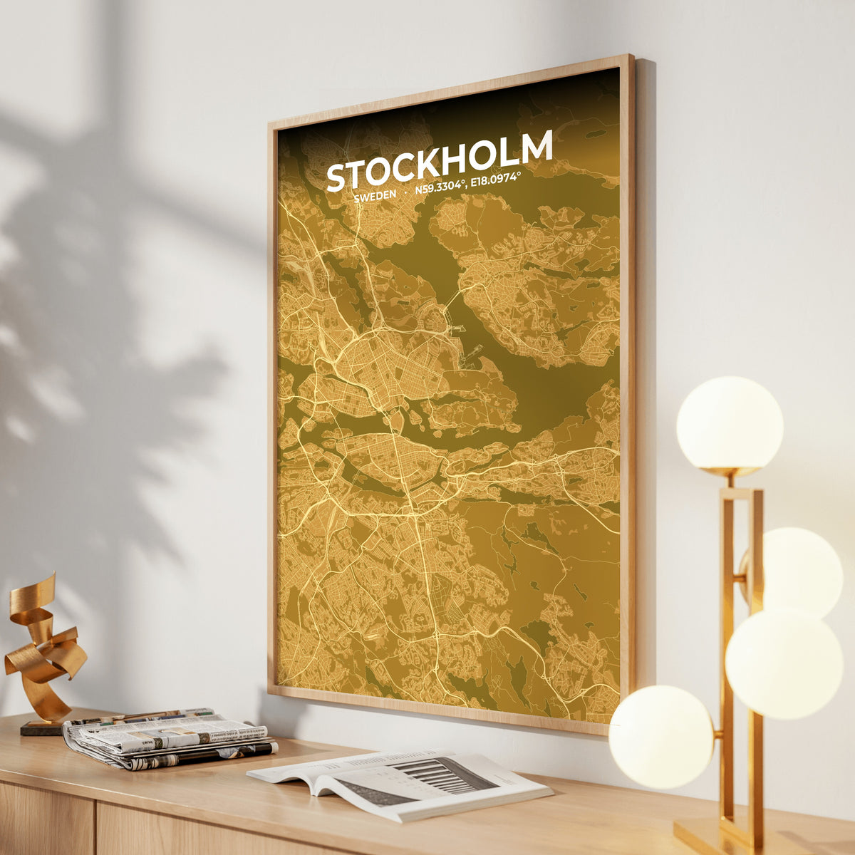 Stockholm Forge Map Poster