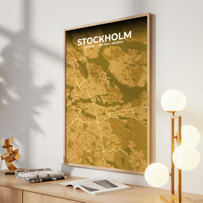 Stockholm Forge Map Poster