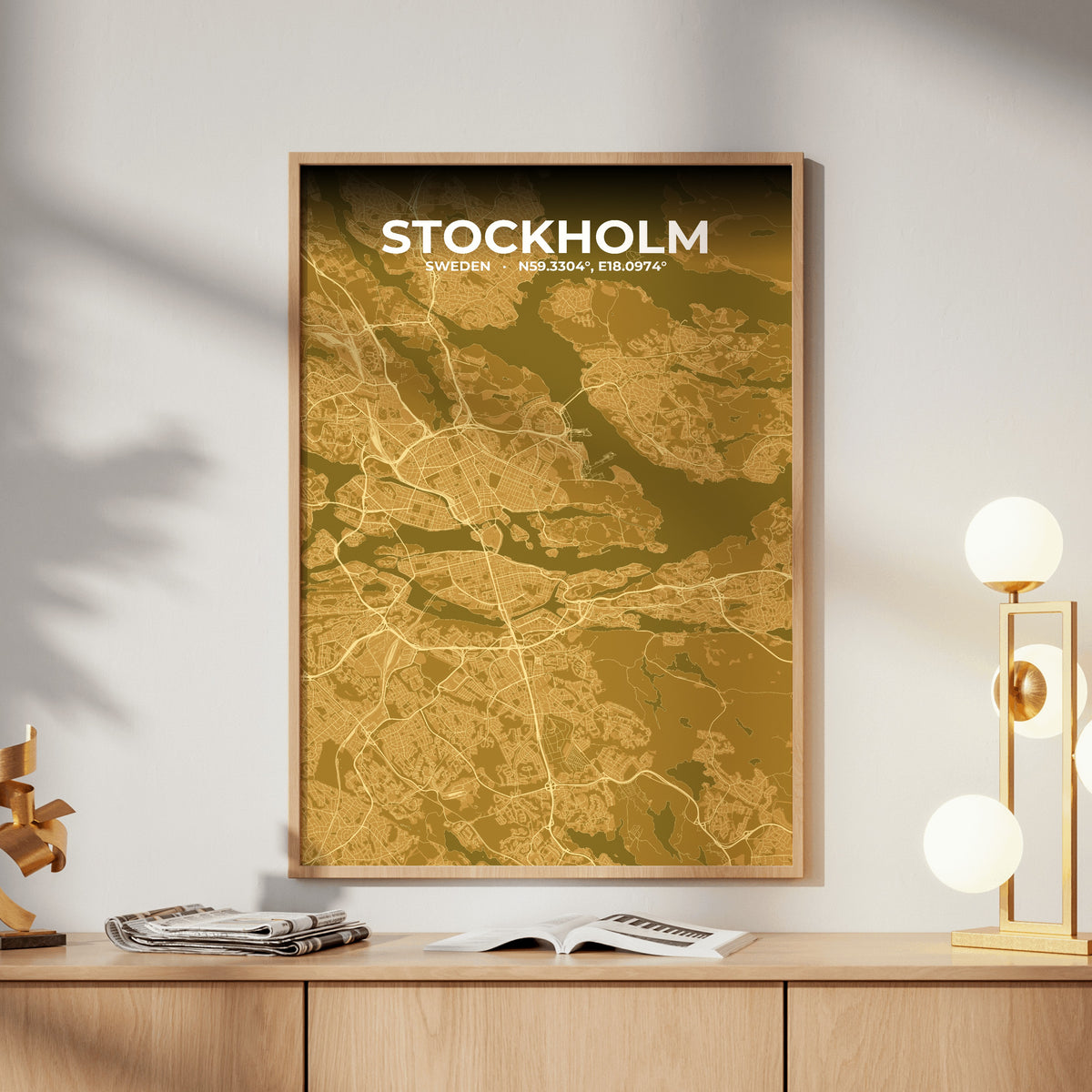 Stockholm Forge Map Poster