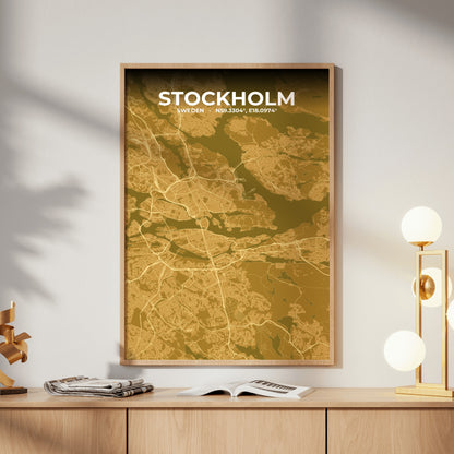 Stockholm Forge Map Poster