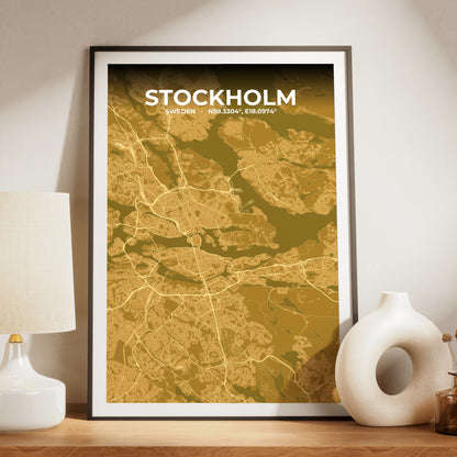 Stockholm Forge Map Poster