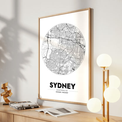 Sydney Spot Map Poster