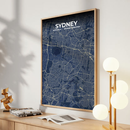 Sydney Anchor Map Poster