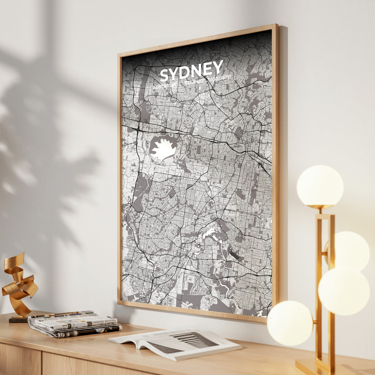 Sydney Ash Map Poster