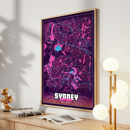 Sydney GTA Map Poster