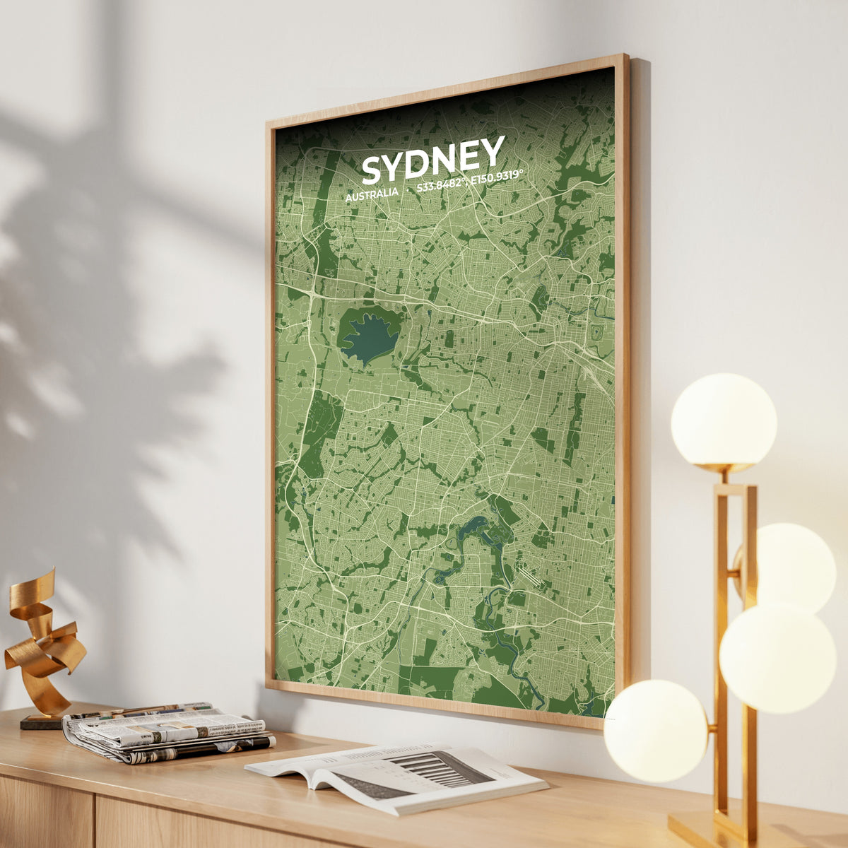Sydney Clay Map Poster