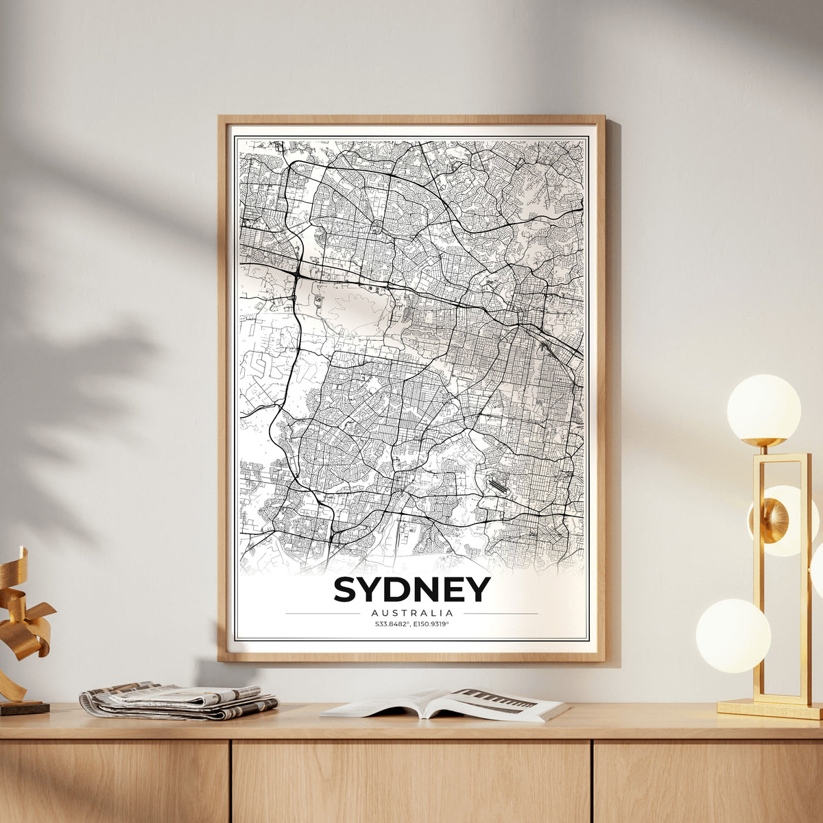 Sydney Modern Map Poster