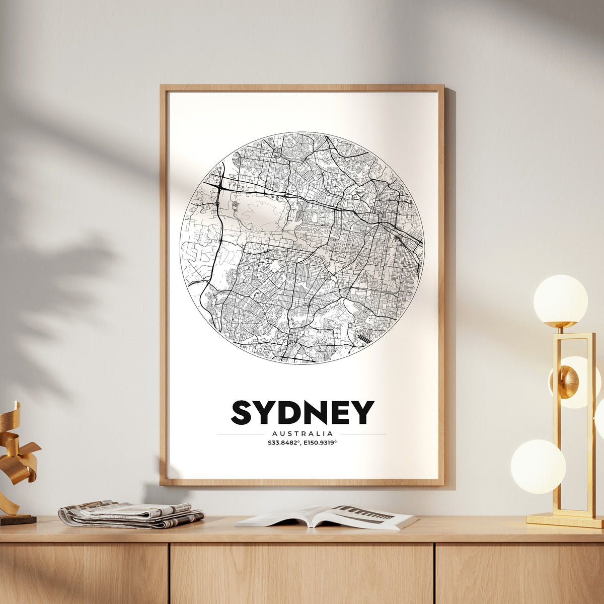 Sydney Spot Map Poster